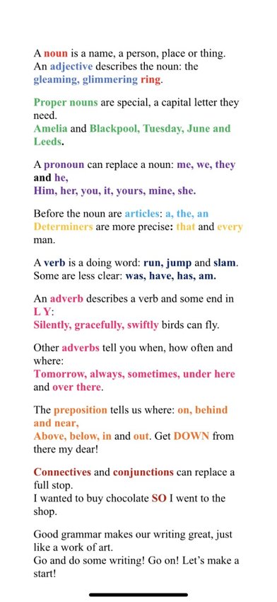 Image of A fantastic poem to help us with our Grammar