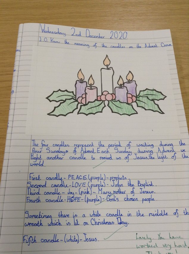 Image of Hazel Class Learn About Advent